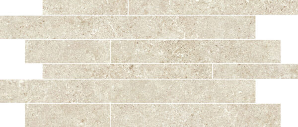 Margres Pure Stone biela tehlová mozaika 30x60 cm