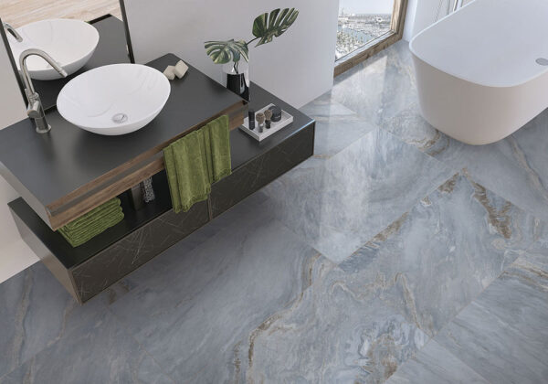 Ceracasa Bluemoon Gloss Stone Look Podlahová dlaždica | Dlaždice a dlaždice