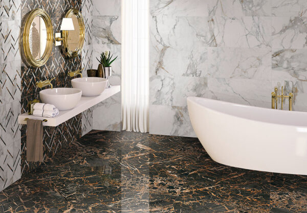 Ceracasa Luxor Gloss Stone Look Podlahová dlažba | Dlaždice a dlaždice