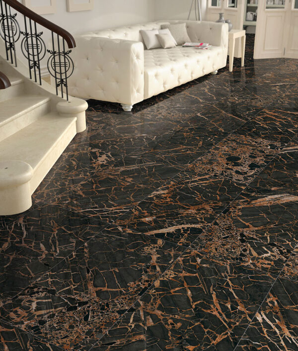 Ceracasa Luxor Gloss Stone Look Podlahová dlažba | Dlaždice a podlahové dlaždice