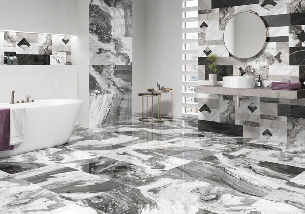 Ceracasa Manhattan Gloss Stone Look Podlahová dlaždica | Dlaždice a podlahové dlaždice