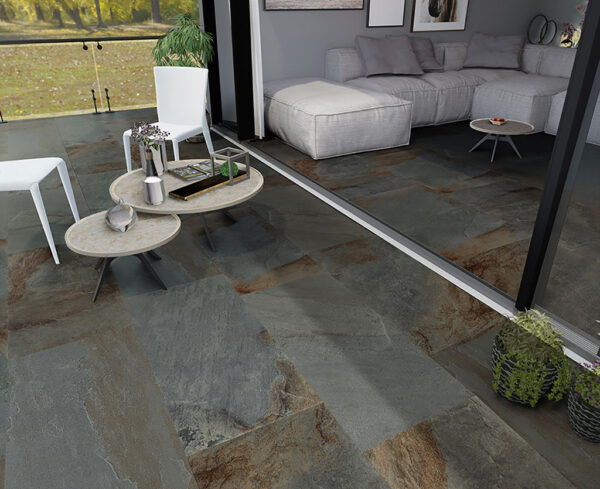 Energieker Pennslate Stone Look Podlahová dlažba | Dlaždice a dlaždice