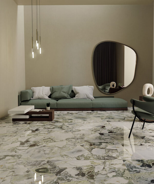 Energieker White Beauty Stone Look Podlahová dlaždica | Dlaždice a dlaždice