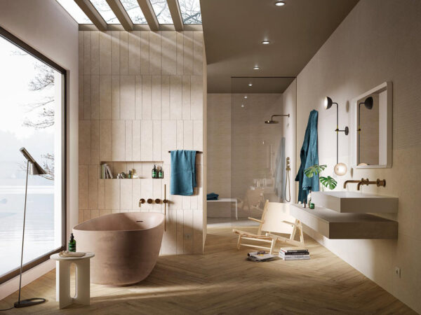 Moderná kúpeľňa Marazzi Terratech | Dlaždice a podlahové dlaždice