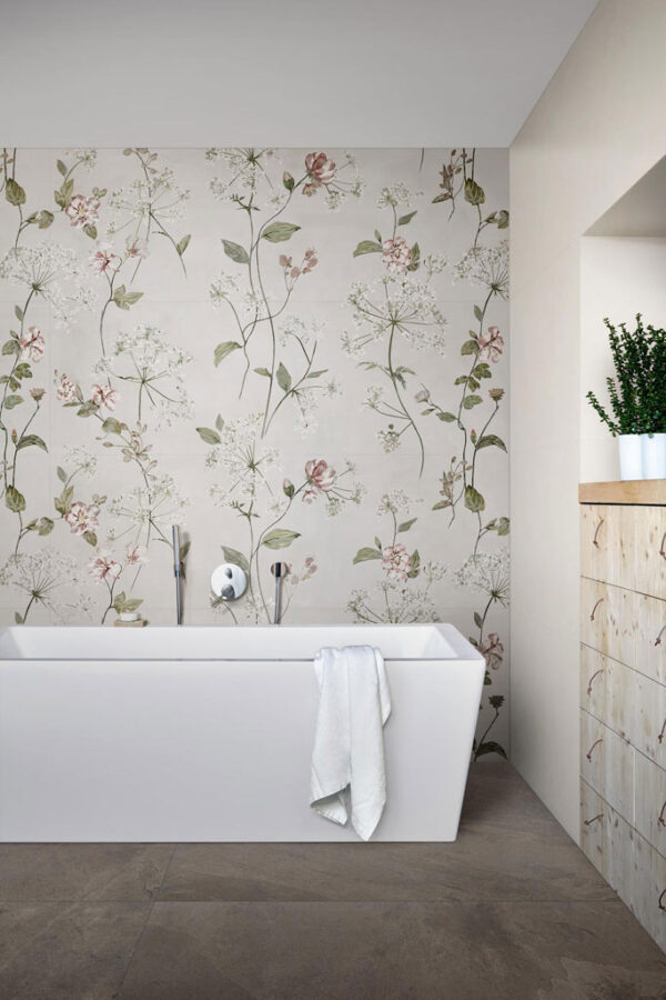 Marazzi biely dekoračný obklad stien | Podlahové krytiny a obklady