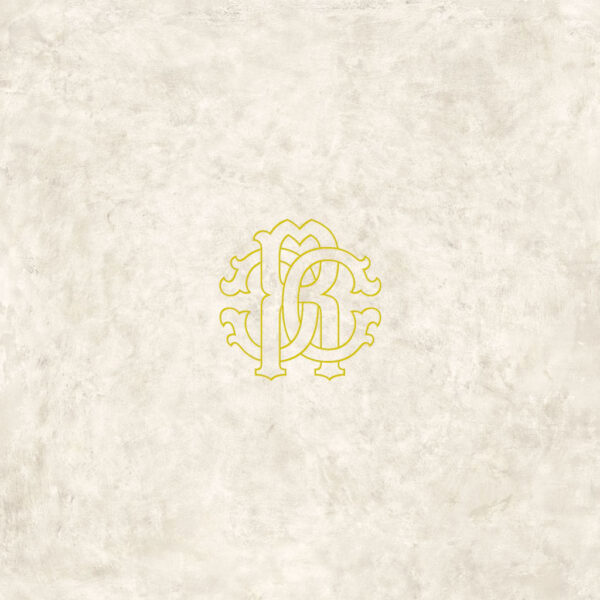 Roberto Cavalli Metal Soul Logo Araldico Platinum dlažba 80x80 cm