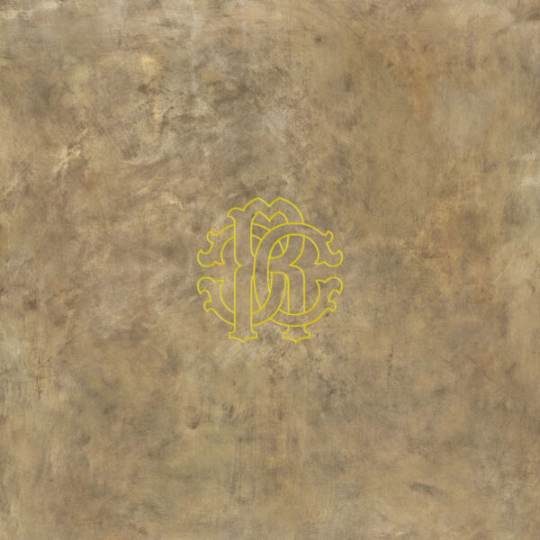 Roberto Cavalli Metal Soul Logo Araldico mosadzná dlažba 80x80 cm