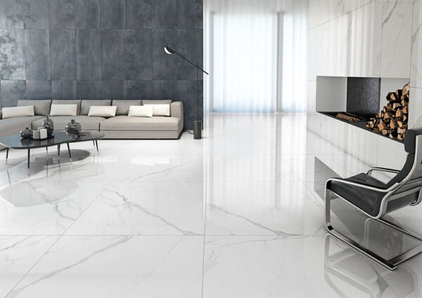 Podlahová dlažba Tuscania White Marble Stone Look | Obklady a obklady stien