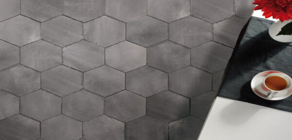 Podlahová dlaždica Vogue Hex Morcote Stone Look | Dlaždice a dlaždice